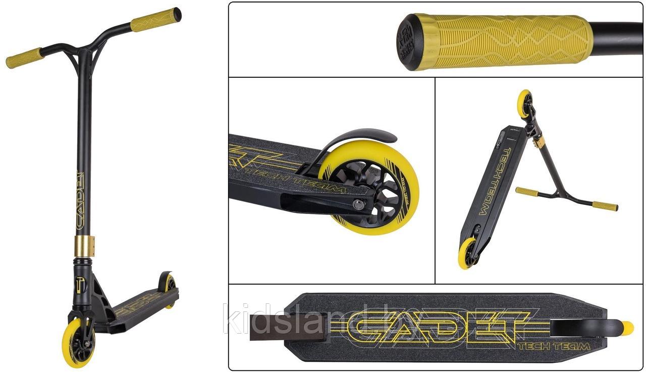 Самокат трюковой CADET (черный/желтый) - фото 6 - id-p224454674