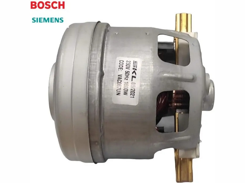 Двигатель (мотор) для пылесоса Bosch VAC067UN / 1600W \'SKL\' H=117, D103mm (VC07252Uw, YH-1600-02D-Y) - фото 5 - id-p35828065