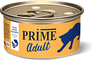 PRIME Adult тунец с ананасом в собственном соку, 85 гр