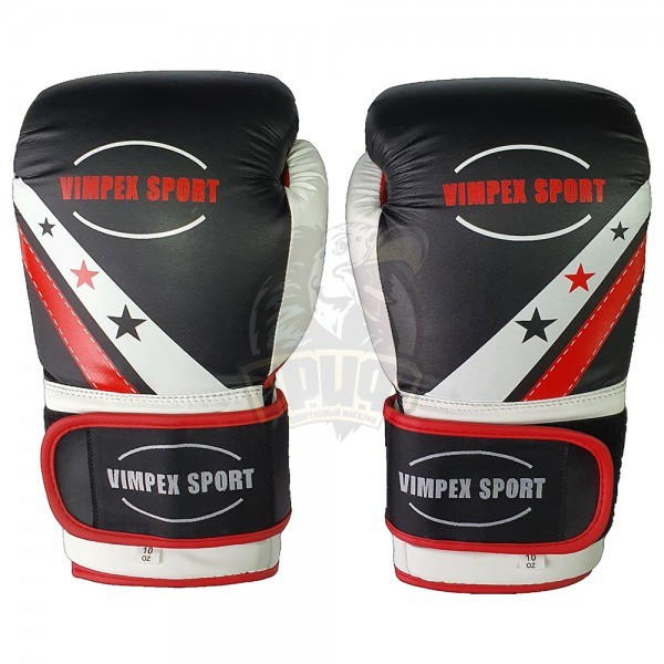 Перчатки для тайского бокса Vimpex Sport ПУ (арт. 3077) - фото 1 - id-p224454923