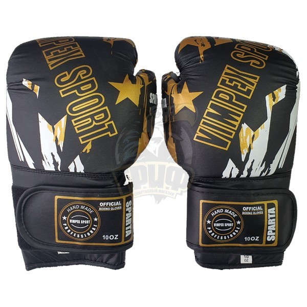Перчатки для тайского бокса Vimpex Sport ПУ (арт. 3079) - фото 1 - id-p224454924