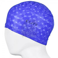 Шапочка для плавания Cliff (синий) (арт. CF-PU3D-BL)