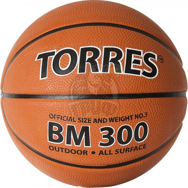 Мяч баскетбольный детский тренировочный Torres BM300 Indoor/Outdoor №3 (арт. B02013-3) - фото 1 - id-p224454964