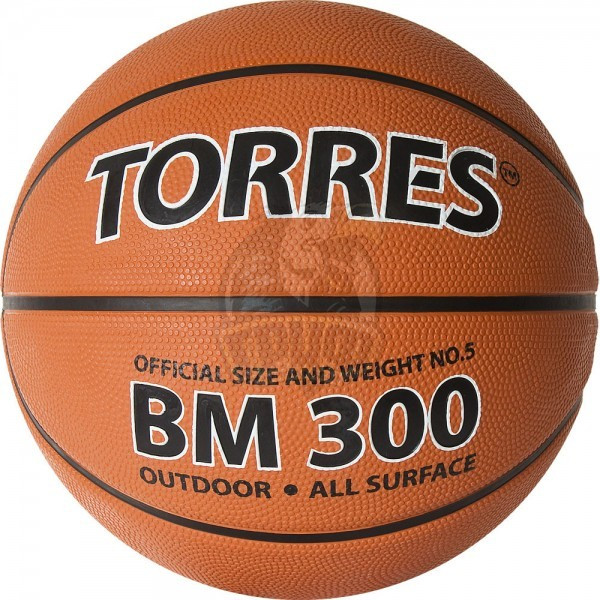 Мяч баскетбольный детский тренировочный Torres BM300 Indoor/Outdoor №5 (арт. B02015-5) - фото 1 - id-p224454965