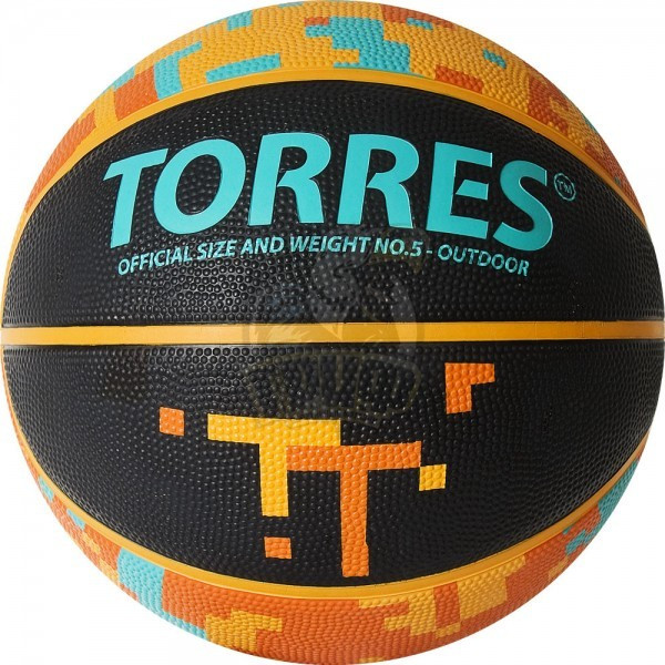 Мяч баскетбольный детский любительский Torres TT Indoor/Outdoor №5 (арт. B02125-5) - фото 1 - id-p224454967