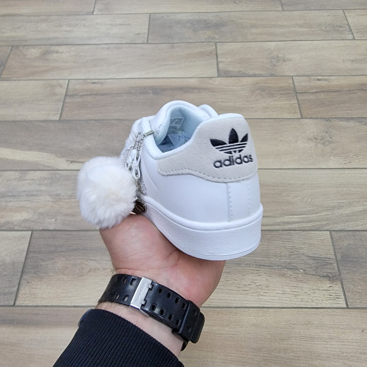 Кроссовки Adidas Superstar 'Crystal White' - фото 4 - id-p180827533