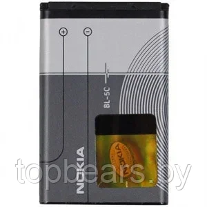 АКБ(батарея, аккумулятор) Nokia BL-5C для Nokia 1110 - фото 1 - id-p224457777
