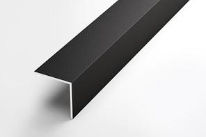 Уголок алюминиевый 30х30х1,5 (3 м), цвет черный мат