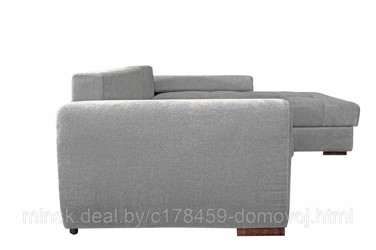 Угловой диван-кровать Evento (ткань Santos Lught Grey) - фото 5 - id-p224458087