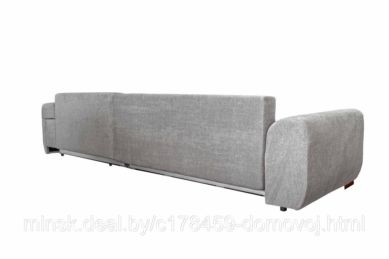 Угловой диван-кровать Evento (ткань Santos Lught Grey) - фото 6 - id-p224458087