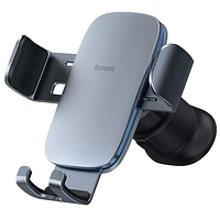 Держатель Baseus Metal Age Gravity Car Mount (Air Outlet Version) (SUJS000001) серый