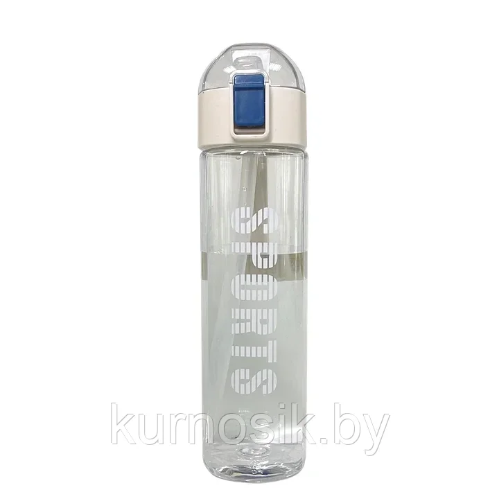 Спортивная бутылка для воды, белая, 550 мл - фото 1 - id-p224458130