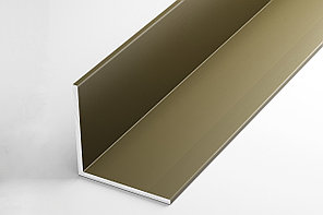 Уголок алюминиевый 10х10х1,2 (2,7 м), цвет бронза