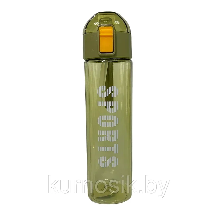 Спортивная бутылка для воды, зеленая, 550 мл - фото 1 - id-p224458131