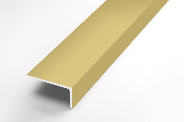 Уголок алюминиевый 25х20х1,5 (2 м), цвет золото - фото 1 - id-p169048219
