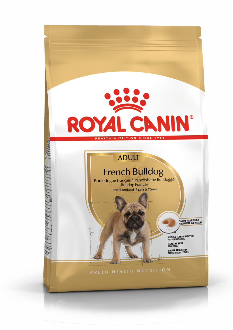 Royal Canin French Bulldog Adult сухой корм для взрослых собак породы Французский бульдог, 3кг., (Россия) - фото 1 - id-p224458256