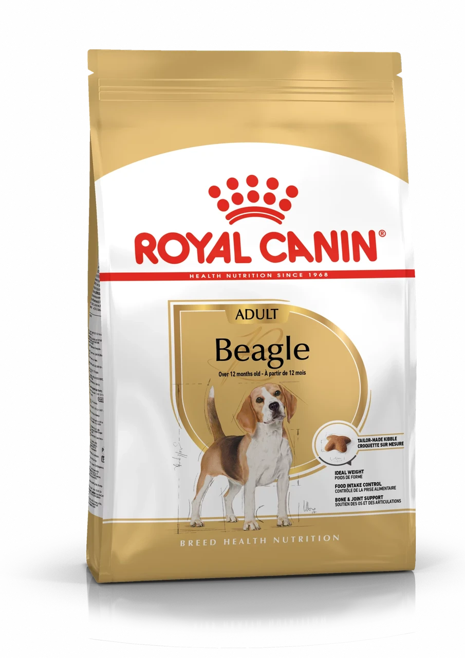 Royal Canin Beagle Adult сухой корм для взрослых и стареющих собак породы бигль, 3кг, (Франция) - фото 1 - id-p224458272