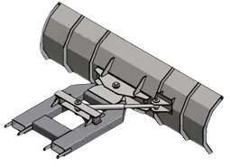 Отвал для снега на вилочный погрузчик