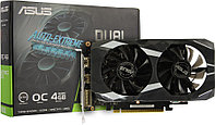 Видеокарта 4Gb PCI-E GDDR6 ASUS DUAL-GTX1650-O4GD6-P-V2 (RTL) DVI+HDMI+DP GeForce GTX1650 (90YV0GX8-M0NA00)