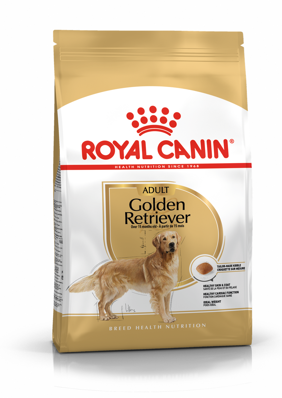 Сухой корм Royal Canin Golden Retriever для взрослых собак породы золотистый ретривер 3кг.