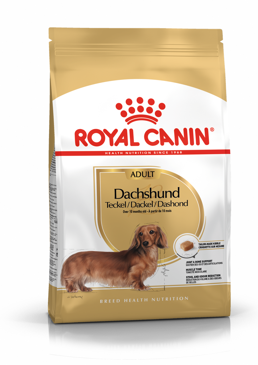 Сухой корм Royal Canin Dachshund Adult для взрослых собак породы такса 1,5кг