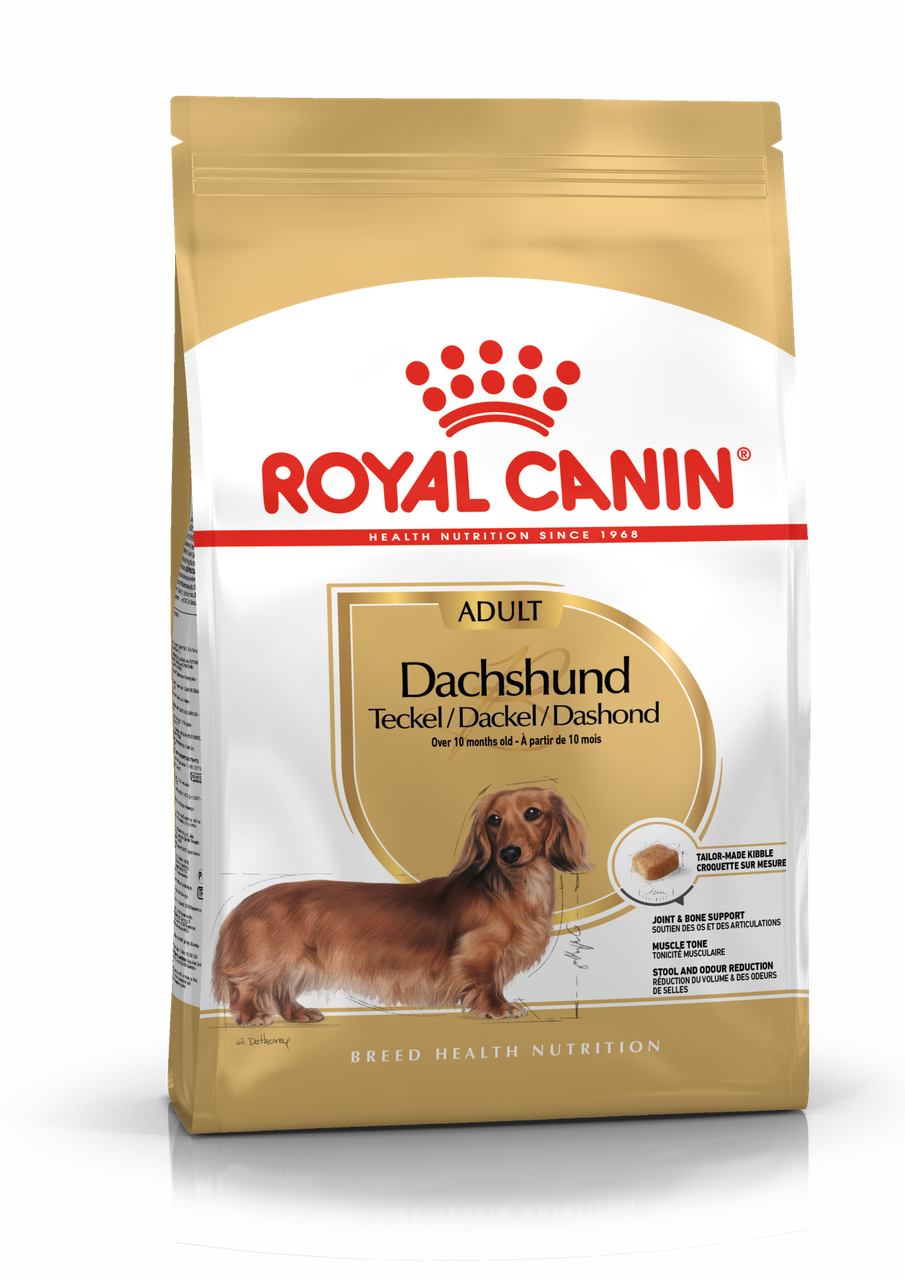 Royal Canin Dachshund Adult сухой корм для взрослых собак породы такса, 1,5кг., (Россия) - фото 1 - id-p224458889