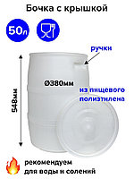 Бак 50л. с крышкой