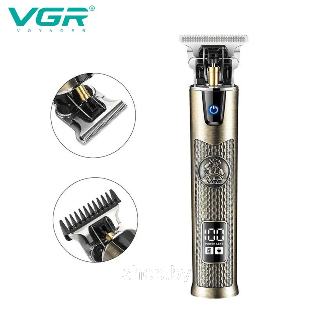 Триммер для бороды и усов VGR V-983 - фото 2 - id-p224458963