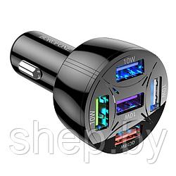 Автомобильное ЗУ Borofone BZ06 (5 портов USB-33W) цвет: черный