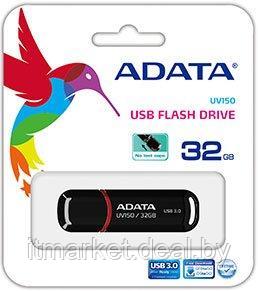 Usb flash disk 32Gb A-data DashDrive UV150 (AUV150-32G-RBK) - фото 3 - id-p224459005