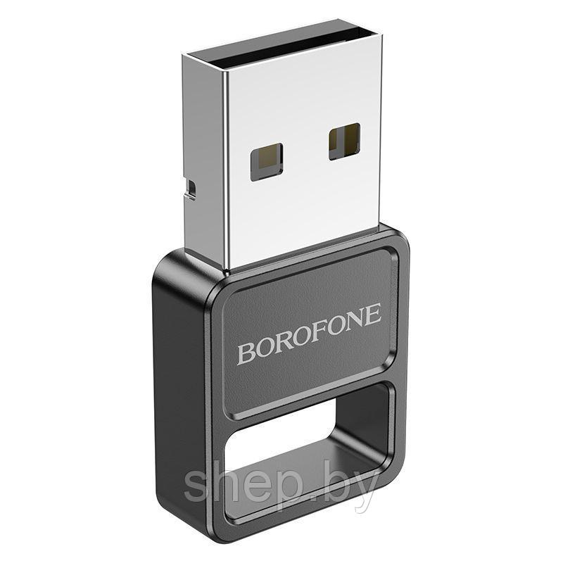 Адаптер Borofone DH8 USB - Bluetooth 5.1 цвет: черный - фото 1 - id-p224459162