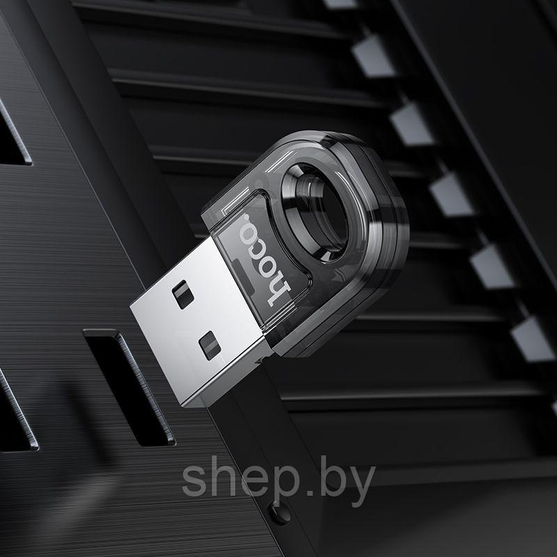 Адаптер Hoco UA28 USB - Bluetooth 5.1 цвет: черный - фото 2 - id-p224459164