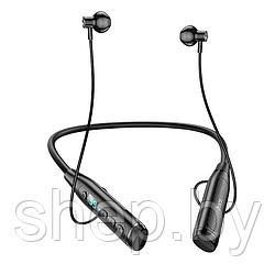Беспроводные наушники Hoco DM37 (спортивные) цвет: черный   Разговоры/музыка: около 40 часов  Дисплей