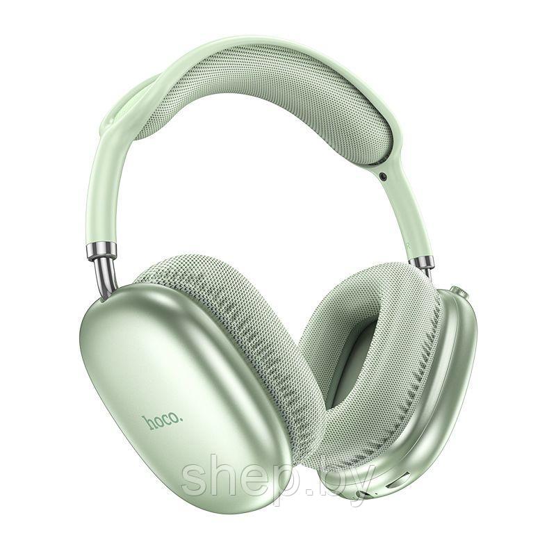 Беспроводные наушники Hoco W35 Air с микрофоном NEW 2024!!! цвет: зеленый, голубой, серебро, черный - фото 1 - id-p224459213