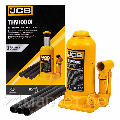 Бутылочный домкрат JCB TH910001 (10т), фото 2