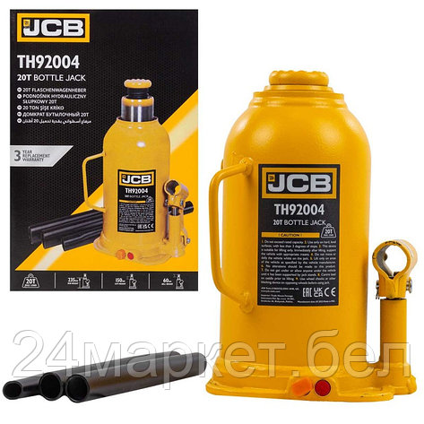 Бутылочный домкрат JCB TH92004 (20т), фото 2