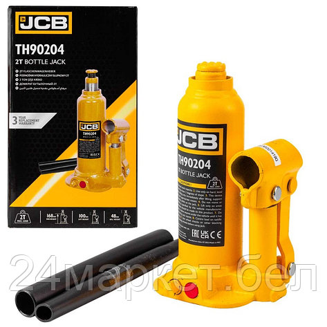 Бутылочный домкрат JCB TH90204 (2т), фото 2