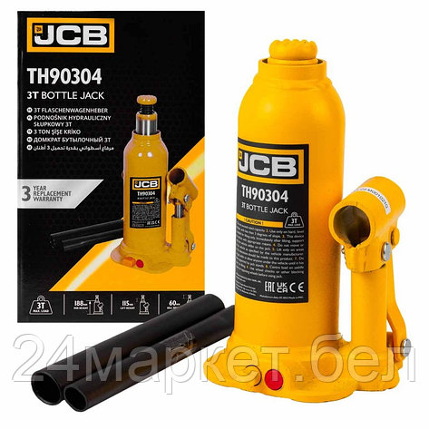 Бутылочный домкрат JCB TH90304 (3т), фото 2