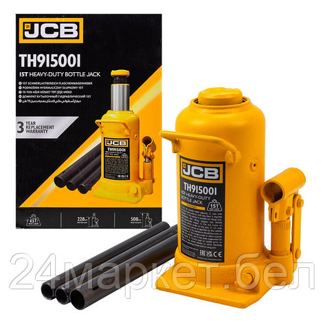 Бутылочный домкрат JCB TH915001 (15т), фото 2