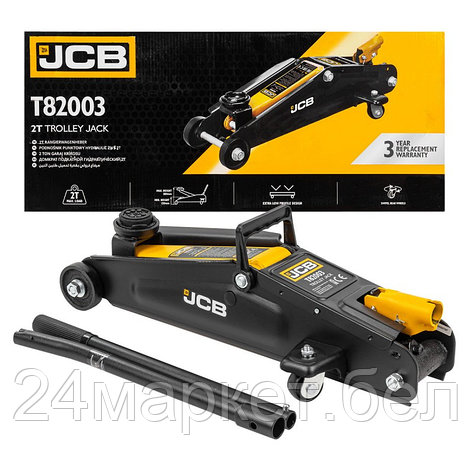 JCB-T82003 JCB Домкрат подкатной гидравлический 2т, фото 2