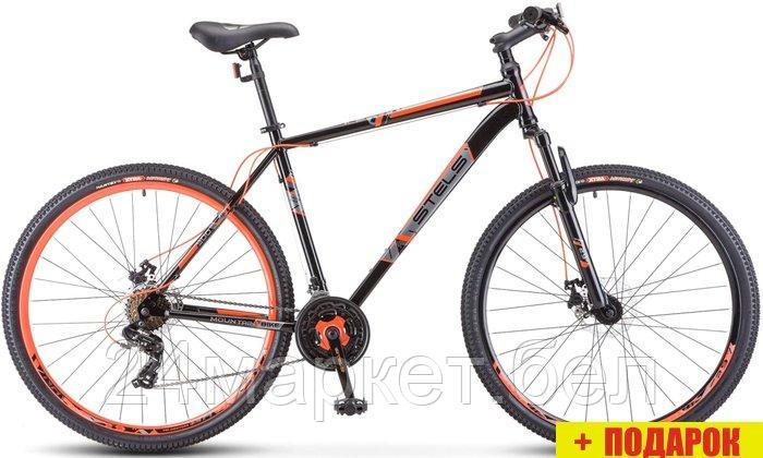 Велосипед Stels Navigator 700 MD 27.5 F020 р.19 2023 (черный/красный) - фото 1 - id-p224459664