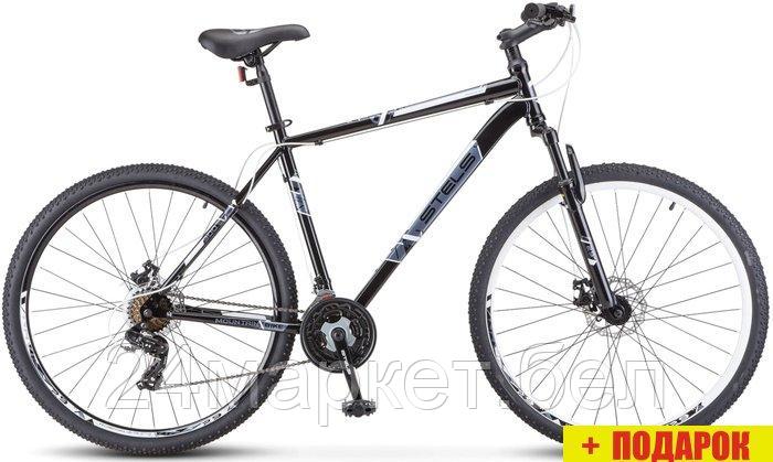 Велосипед Stels Navigator 700 MD 27.5 F020 р.21 2023 (черный/белый) - фото 1 - id-p224459668