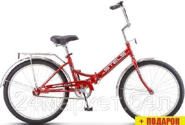 Велосипед Stels Pilot 710 24 Z010 2020 (красный) - фото 1 - id-p224459686