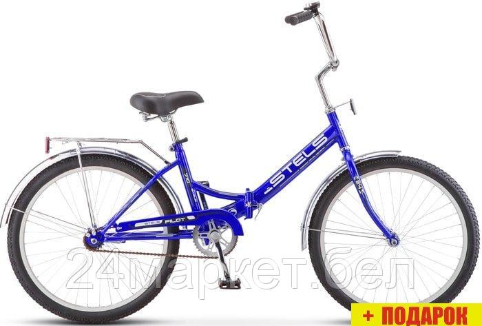 Велосипед Stels Pilot 710 24 Z010 2020 (синий)