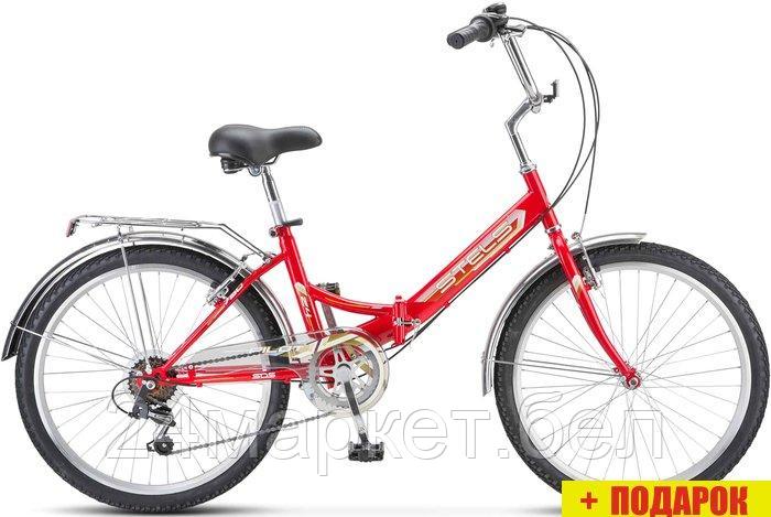 Велосипед Stels Pilot 750 24 Z010 2023 (красный) - фото 1 - id-p224459690
