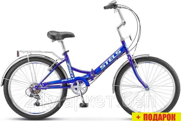 Велосипед Stels Pilot 750 24 Z010 2020 (синий) - фото 1 - id-p224459691