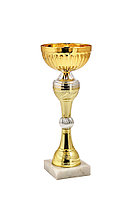 Кубок на мраморной подставке , высота 24 см, чаша 8 см арт. 391-240-80