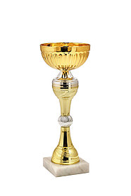Кубок  на мраморной подставке , высота 24 см, чаша 8 см арт. 391-240-80