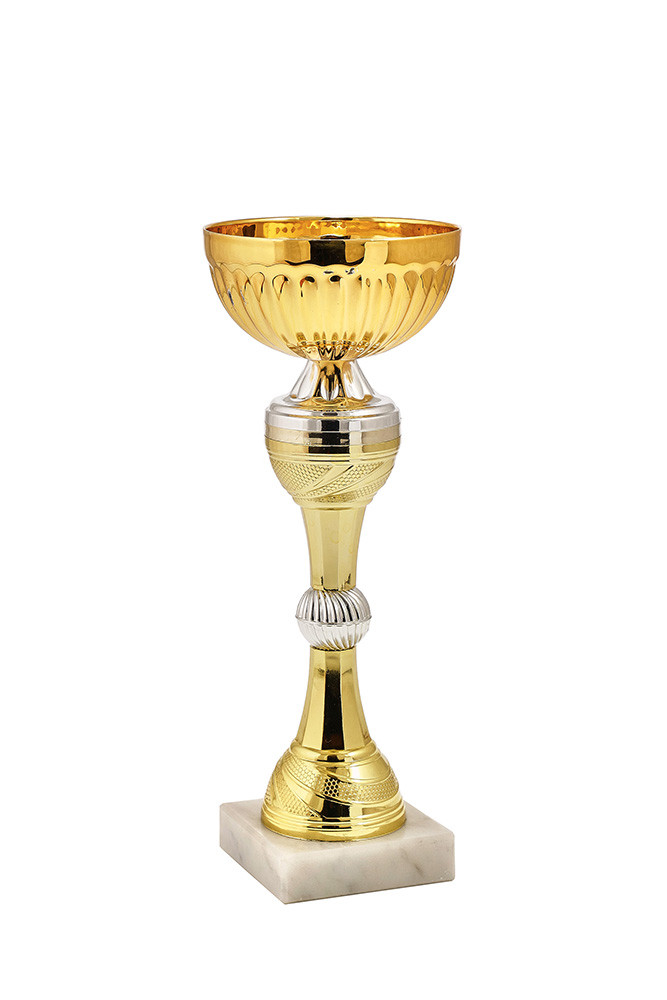 Кубок на мраморной подставке , высота 25 см, чаша 10 см арт. 391-250-100