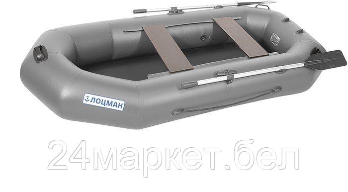 Моторно-гребная лодка Лоцман Профи 280 (серый) - фото 3 - id-p224459938